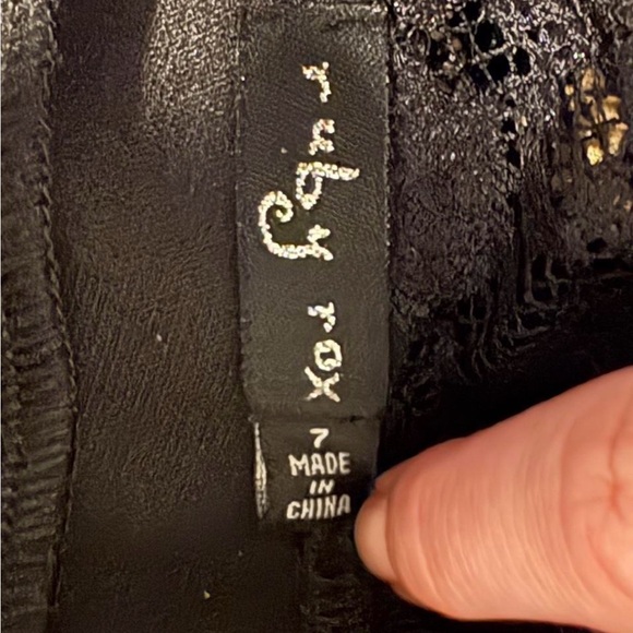 Ruby Rox Black Lace Mini Dress - Picture 3 of 3